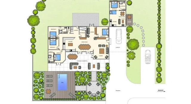 Коттедж с 5 комнатами Lagoon Breeze Villas