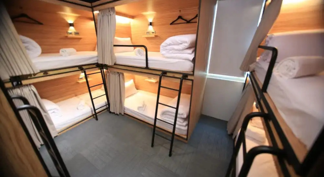 Кровать в общем номере (женский номер) Taipei Oxygen Hostel Ximending