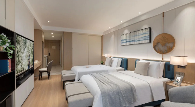 Somerset Taihu New City CBD Wuxi, Rezerwuj Apartamentowiec hotelowy Hotele 4-gwiazdkowe w Wuxi, 4*
