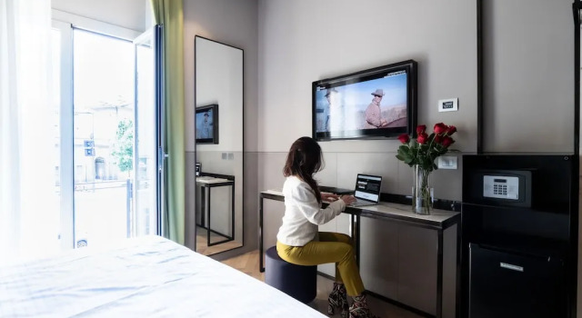 Одноместный номер с балконом Heart Hotel Milano