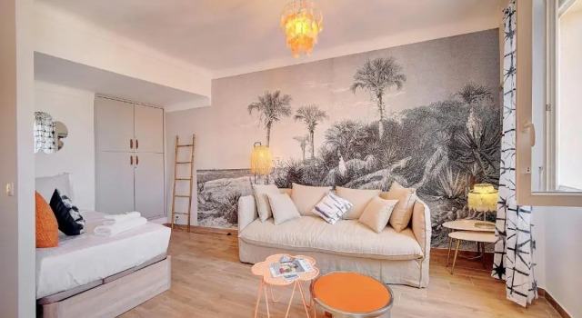 Апартаменты IMMOGROOM - Sea view apartment - 3 min from beach - AC