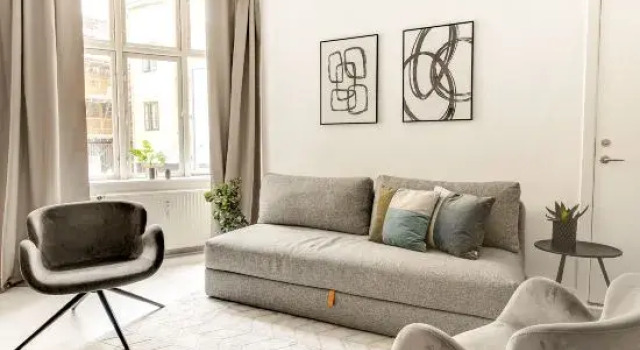 Sanders City - Spacious Studio in the Center, Забронировать Отель Копенгаген Остров Зеландия, рядом с Марморкиркен (Мраморная церковь)