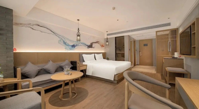 Номер Luxury Trendy Romantic Hotel Guangzhou Panyu Qiaonan Aoyuan Plaza Branch