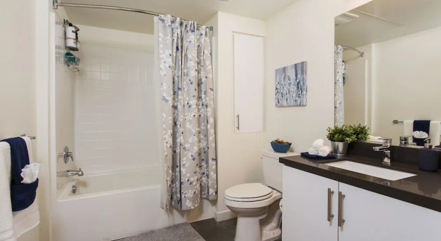 Апартаменты Luxury с видом на сад Downtown LA Luxury Two Bedroom Apartment