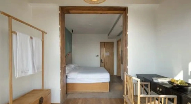 Двухместный коттедж с видом на море Yu Shangshan Spa and Wellness Vacation Homestay (Laoshan Scenic Area Liuqing River Beach Branch)tay