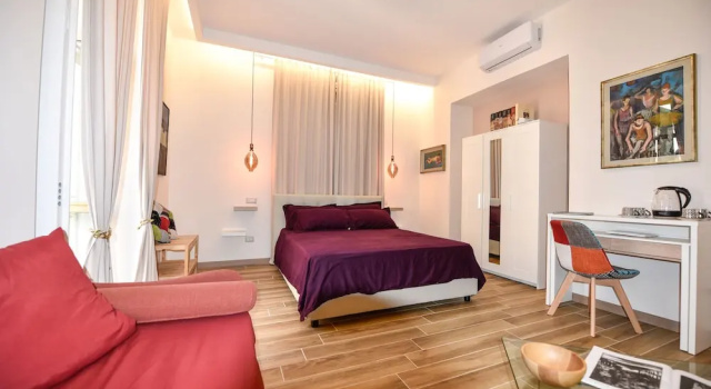 Двухместный номер Deluxe с балконом и с видом на город B&B CasaZeni