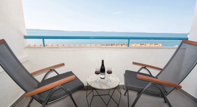 Люкс Superior с балконом и с видом на море Beachfront Apartmants Zanic