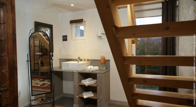 Номер Comfort Ecodomaine le Vérin- Gîtes & Spa