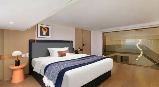 Люкс Дуплекс с 4 комнатами Livetour International Apartment(Pazhou Exhibition Center Yijing Road Subway Station)