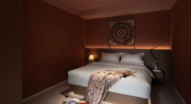 Люкс c 1 комнатой с красивым видом из окна Hidden Cloud Villa · Qingcheng Cliff Hot Spring Resort (Dujiangyan Scenic Spot)