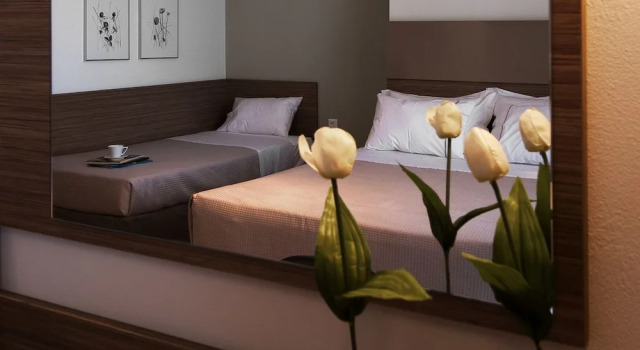 Трёхместный номер Standard с балконом и с частичным видом на море Ostria Sea Side Hotel