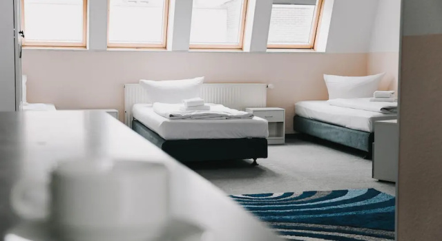 Четырёхместный номер Standard с балконом Hotel Pension Odin