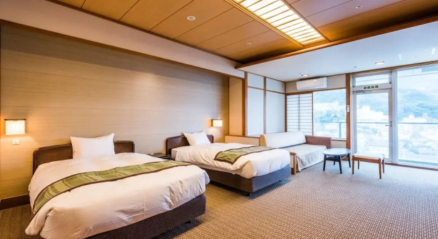 Двухместный номер Superior Ooedo Onsen Monogatari Premium Ito Hotel New Okabe