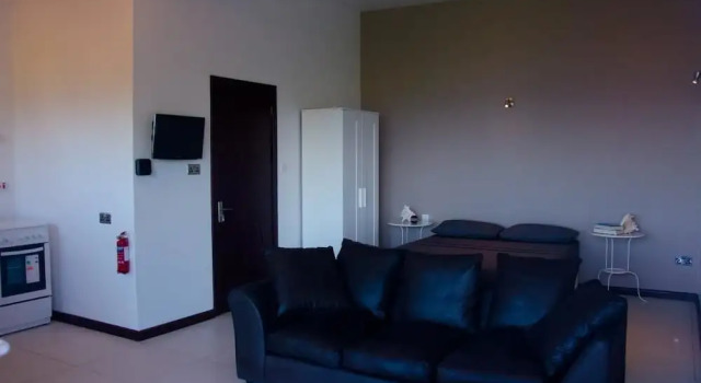 Klassiek Tweepersoonsstudio met balkon en  uitzicht op zee Ocean Spray Self-Catering Apartments