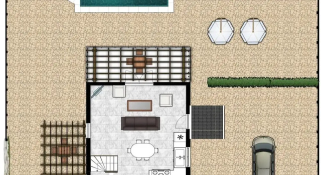 Вилла с балконом Villa Magda Large Private Pool Sea Views A C Wifi - 933