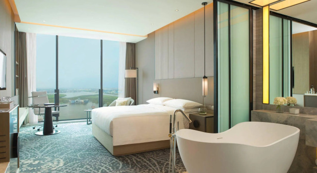 Двухместный номер Standard с видом на город Renaissance Suzhou Wujiang Hotel
