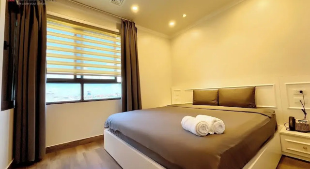 Семейные апартаменты c 1 комнатой с видом на город Lee Apartment & Hotel