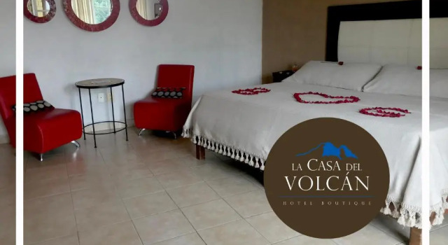 Номер Standard с балконом и с красивым видом из окна La Casa del Volcan