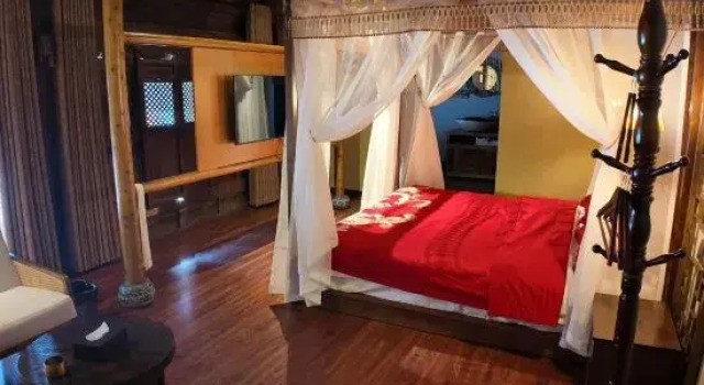 Двухместный люкс c 1 комнатой Yicheng Ancient City Loft Courtyard Homestay