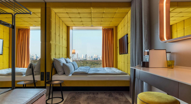 Одноместный номер Smart bmine Frankfurt Airport, WorldHotels Crafted