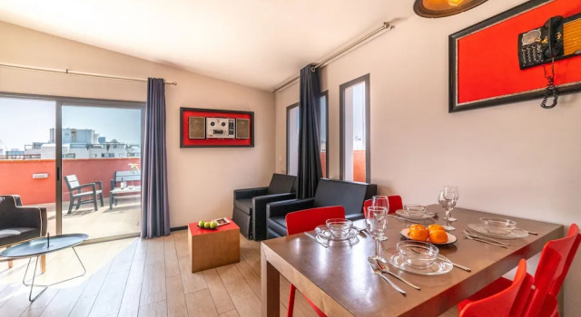Номер Standard Пентхаус c 1 комнатой с балконом Ben Yehuda Apartments