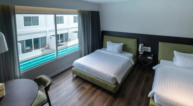 Двухместный номер Standard с видом на бассейн S Ram Leisure Hotel