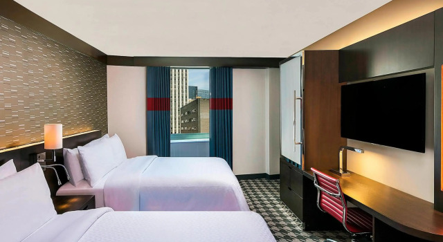 Four Points by Sheraton New York Downtown, Забронировать Отель Отели Нью-Йорка с завтраком, рядом с Fearless Girl Statue, Завтраки