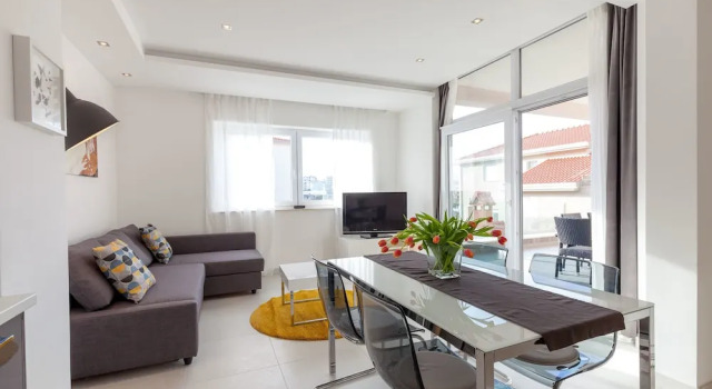 Семейные апартаменты с 2 комнатами с красивым видом из окна Olive Tree apartments
