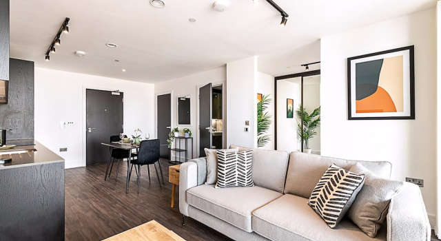 Sky-High Studio with Stunning Views, Забронировать Апартаменты/квартира Апартаменты Лондона, Апартаменты/квартира