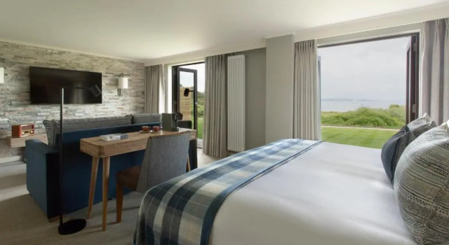 Люкс с видом на море Isle Of Mull Hotel and Spa