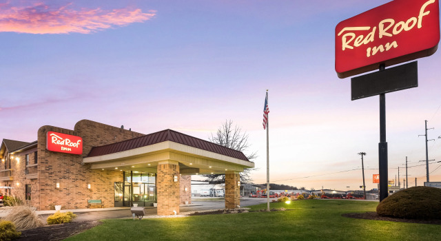 Red Roof Inn Fort Wayne, Prenota Hotel Hotel a Indiana con parcheggio, Parcheggio