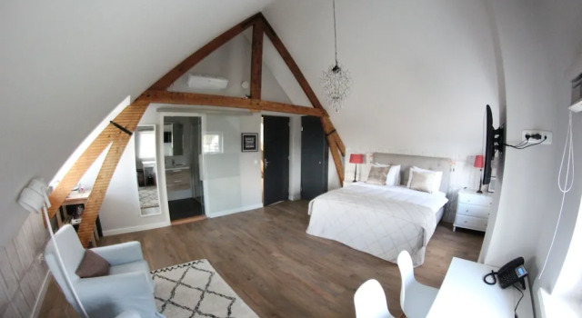 Апартаменты Deluxe с видом на город In de Witte Dame Hotel Bar Kitchen Apartments