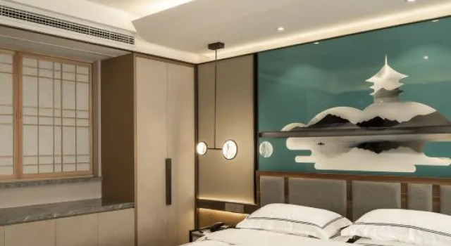 Кровать в общем номере LUXEH Hotel