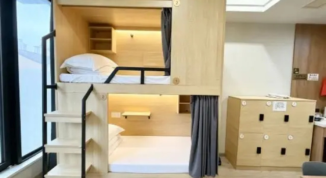 Кровать в общем номере (женский номер) Kunshan Xiangchengwan Boutique Hotel