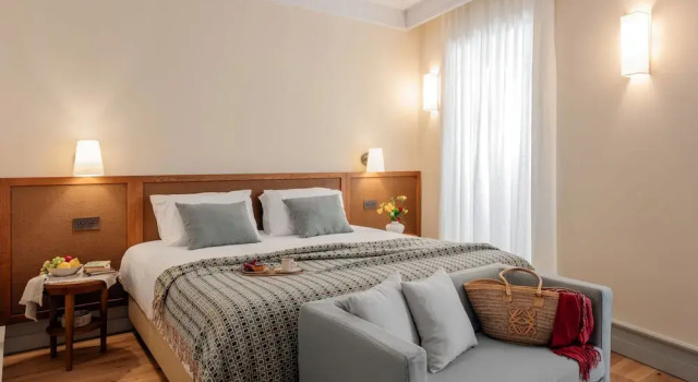 Двухместный номер Deluxe с балконом Palácio de Tavira, a Small Luxury Hotel of the World