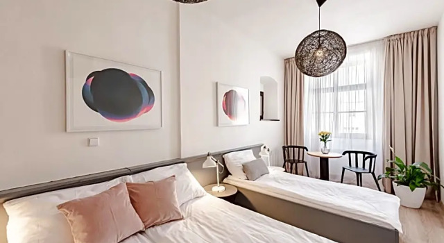 Номер Standard с видом на город Hotel Pivoňka