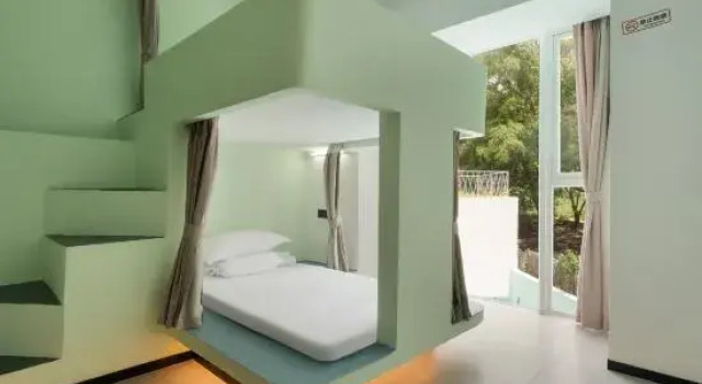 Кровать в общем номере SG hostel/hotel