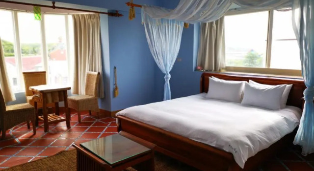 Standard Doppel Zimmer mit Meerblick 23.5 Blue B & B