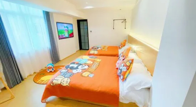 Семейный тент Xiamen Yuehaishu Hotel (Huangcuo Beach Branch on Huandao Road)