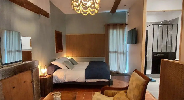 Двухместный номер Superior с видом на сад Les Chambres du Château du Rozel