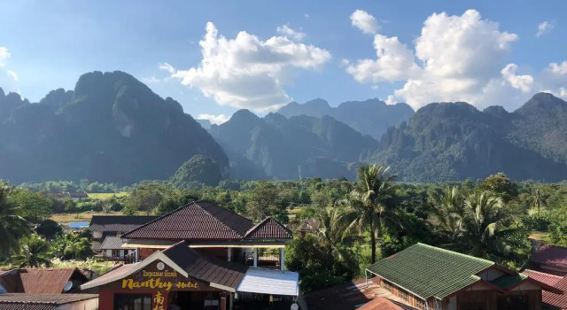 Семейный номер Standard с видом на горы Jasmine Vangvieng Hotel