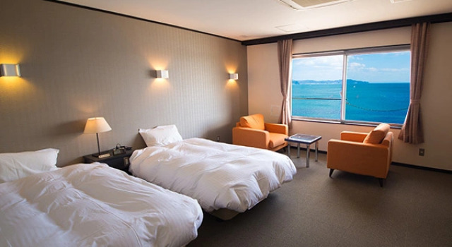 Двухместный номер Standard с видом на океан Seaside Hotel Taimaru Kaigetsu