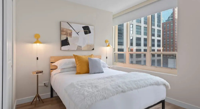 Near Riverwalk 2BR Private Balcony Downtown, Забронировать Апартаменты/квартира Апартаменты Чикаго, рядом с Штаб-квартира Американской медицинской ассоциации, Апартаменты/квартира