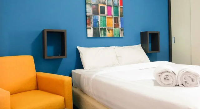 Artistic Studio Room Kebagusan City Apartement, Book Apartment Jakarta Jakarta Province