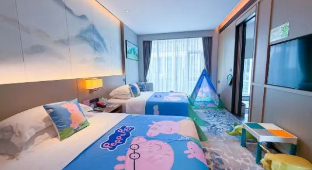 Deluxe Familie Zimmer mit Blick auf den Innenhof Artel Yunfu Hotel