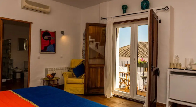 Двухместный номер Deluxe с балконом и с видом на горы Hotel Los Castaños