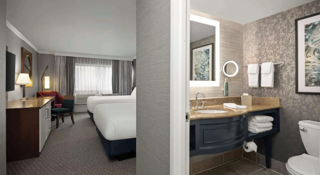 Четырёхместный люкс Radisson Hotel Corning