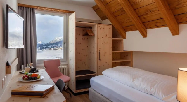 Одноместный номер Standard с видом на озеро Hotel Waldhaus am See