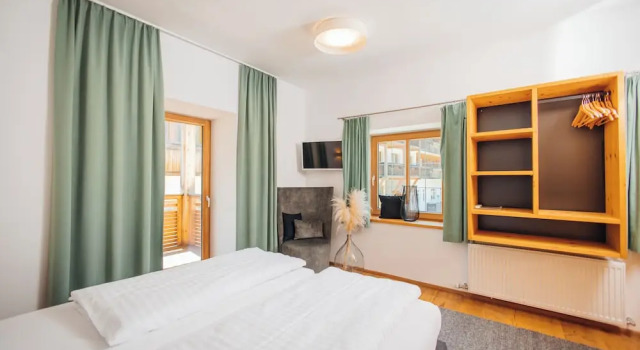 Двухместный номер Premium с балконом и с видом на горы Hotel Gasthof Hirschentenne