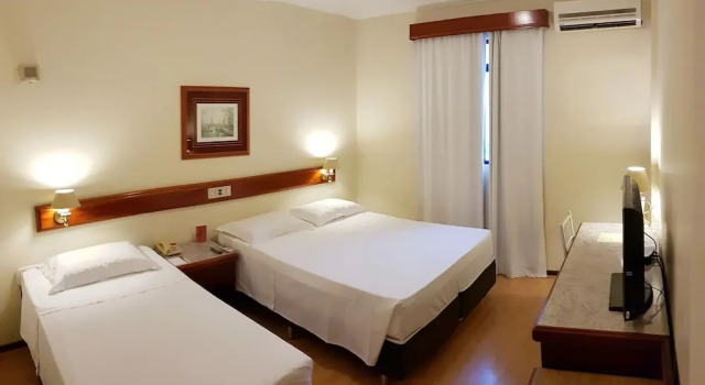 Трёхместный номер Deluxe Lizon Curitiba Hotel